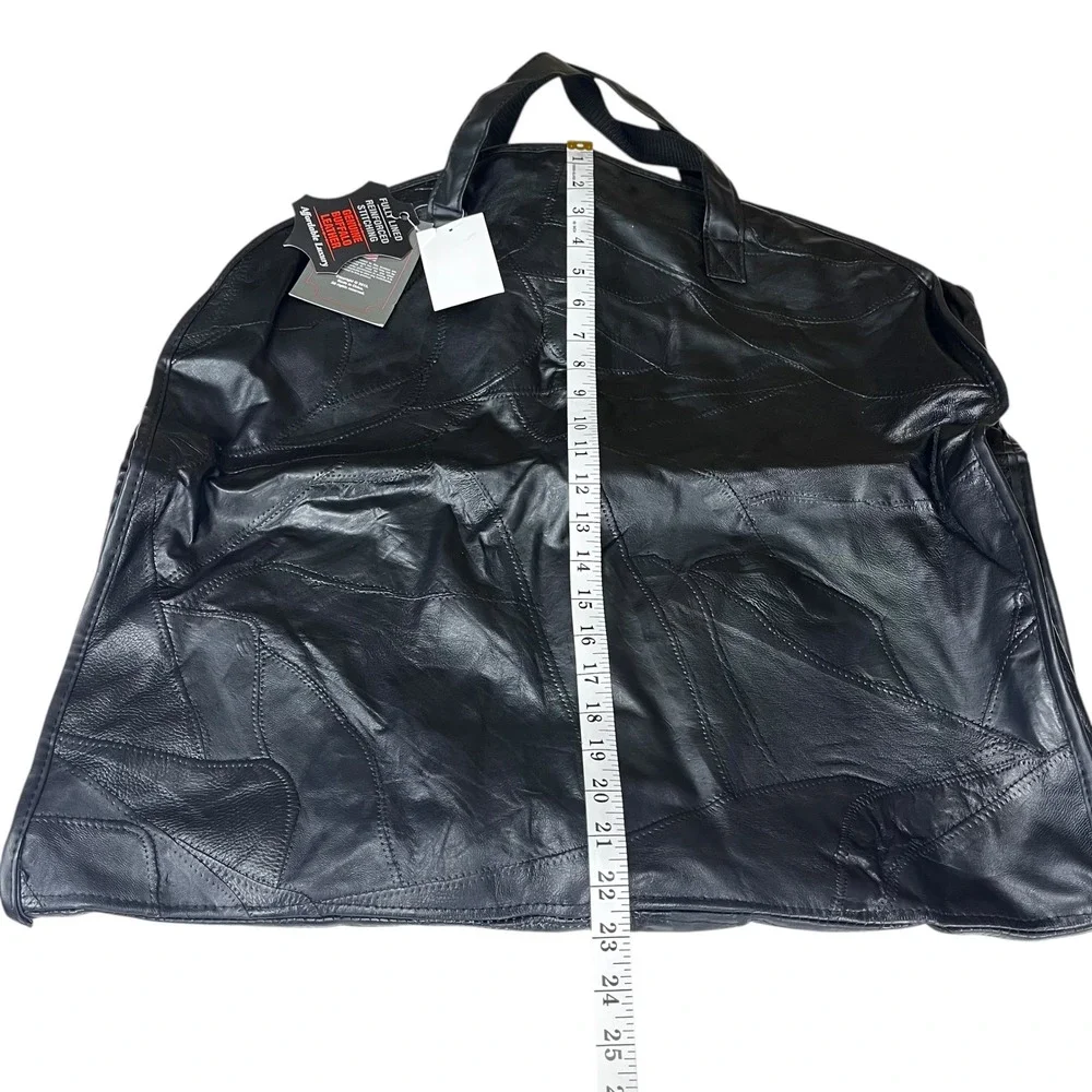 Embassy Black NWT Genuine Buffalo Leather Fully Lined Garment‎ Bag